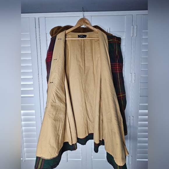 Polo Ralph Lauren Tartan Canvas Fireman’s Clasp Chore Coat Large - Picture 2 of 12